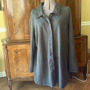 White Stag dark grey button up